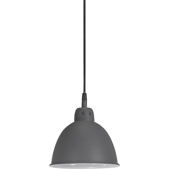 zdjęcie Mała lampa wisząca Chicago 18cm szary mat